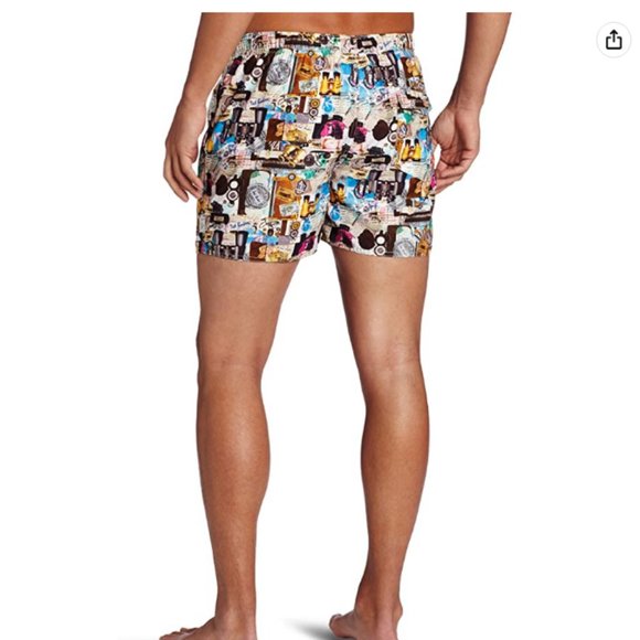 Ted Baker Men's Pomgran Swim Short bathing suit size 4 nwot - Picture 2 of 6